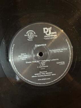 Shawnna featuring Ludacris - Shake That Sh** 12" Vinyl Promo Record (Def Jam Rec